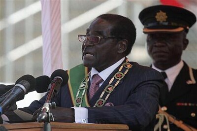 Re-elected Robert Mugabe to be sworn in on Thursday