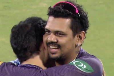 Gautam Gambhir and Sunil Narine Elated and Lift Each Other Up After KKR Secures IPL 2024 Title - WATCH
