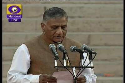 VK Singh, former Indian Army chief now a minister