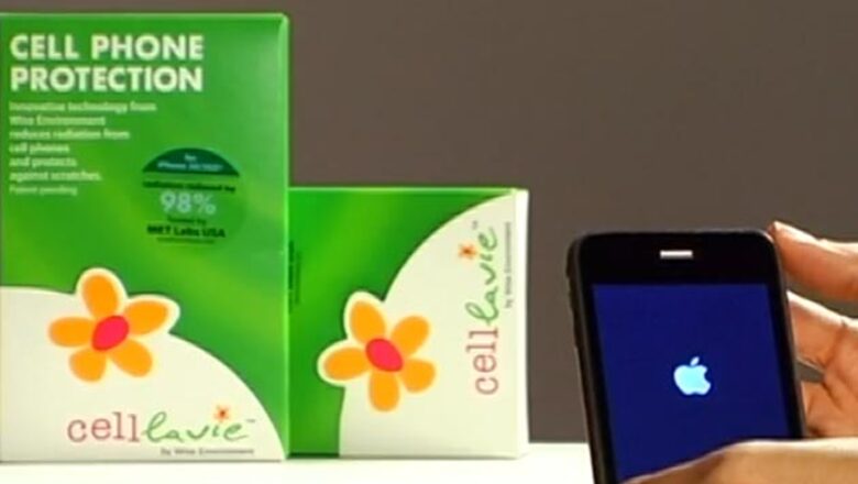 Stick-on film protects phone users from radiation