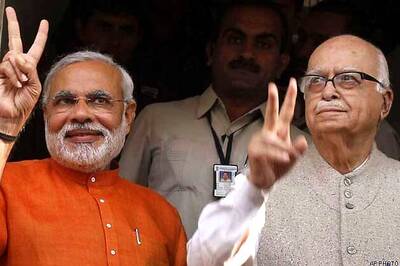 Narendra Modi seeks an appointment with LK Advani
