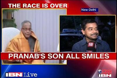 Pranab Mukherjee's son Abhijit takes oath as LS member