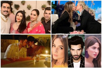 Amitabh Bachchan Hosts Grand Diwali Party, Jennifer Aniston Kisses Ellen DeGeneres on Chat Show