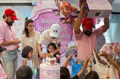Saif Ali Khan Celebrates His Niece Inaaya's Birthday With Son Taimur And Jeh, See Viral Pics