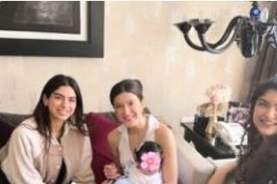 Anshula, Shanaya And Khushi Kapoor Visit Their Baby Niece Thea
