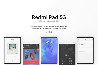 Redmi Pad 5G Tablet With 90Hz Display, 30W Charging Launching on April 27