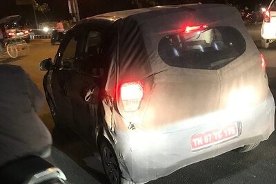 Upcoming 2018 Hyundai Santro Compact Hatchback Spied Again