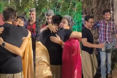 Aamir Khan, Reena Dutta, Kiran Rao Dance at Ira Khan’s Mehendi Function, Brother Junaid Khan Tries to Escape; Watch