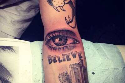 Justin Bieber's new tattoo is a watchful eye