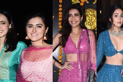 Hina Khan, Ridhi Dogra, Sanaya Irani Dazzle at Ekta Kapoor's Star-studded Diwali Bash; See Photos