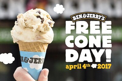 Ben & Jerry's to Give Away Free Cones Worldwide April 4