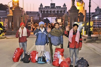 147 Indian Fishermen Released by Pakistan Cross Over Via Wagah Border