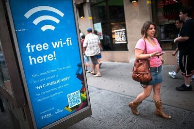 New York City turns old payphone booths into free WiFi zones