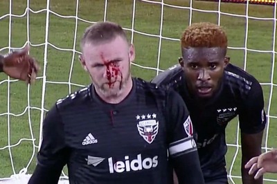 Wayne Rooney Scores First DC United Goal before Breaking Nose