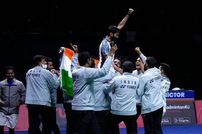 India Make Badminton History with 3-0 Win over Indonesia to Lift Maiden Thomas Cup