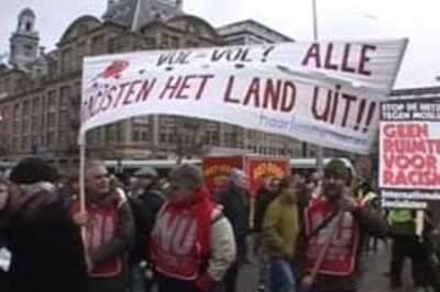 Protest in Amsterdam against anti-Quran film