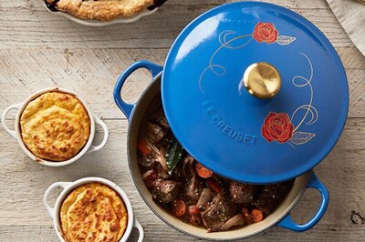 Check Out This Beauty and The Beast Themed Le Creuset Pot