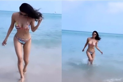 Sexy! Mouni Roy Beats The Heat In Aztec Print Bikini Set; Video From Miami Vacay Goes Viral