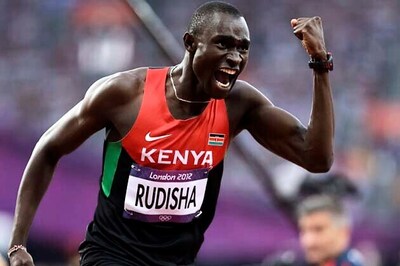 Kenya's Rudisha wins 800m in world record time