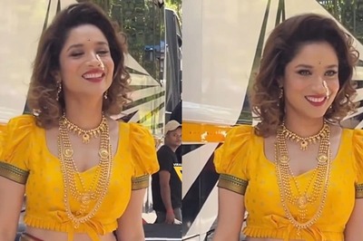 Ankita Lokhande Dresses Up As Madhuri Dixit From The Iconic Humko Aaj Kal Hai, Shakes A Leg With Her | Watch