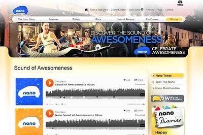 Tata Nano: Sound of awesomeness tune promotion