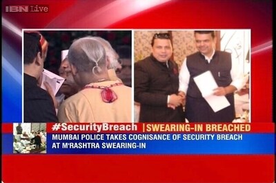 Police arrest 'unidentified' man who shared stage with PM at Maharashtra CM's swearing-in