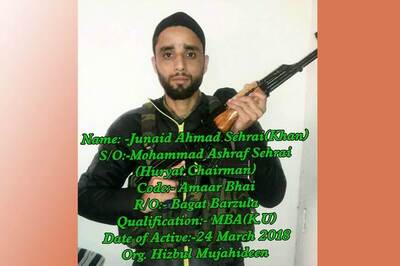 Son of Tehreek-e-Hurriyat Chairman 'Joins' Hizbul Mujahideen, Image With AK-47 Goes Viral