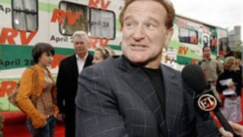 Robin Williams battles with the bottle