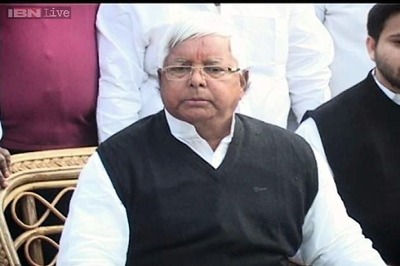 Lalu pledges support to Congress, takes on Modi and Nitish