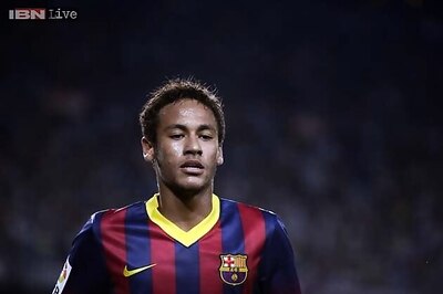 Neymar back in training for Barcelona