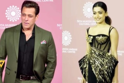 Salman Khan Shows His 'Jalwa', Poses With Paps at NMACC Gala; Rashmika Turns Heads in Black