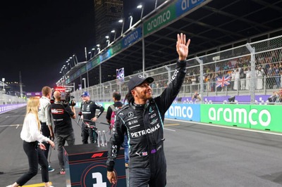 F1: Lewis Hamilton Takes Saudi GP Pole, Max Verstappen Hits The Wall