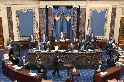 Impeachment Trial Goes Blue, Forcing Network Language Calls