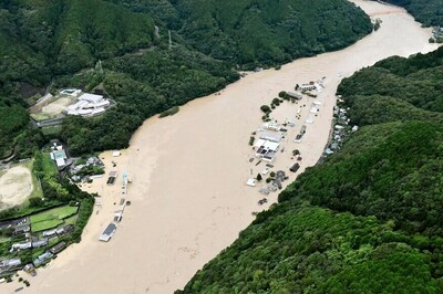 Heavy Rain Floods Southern Japan, Over a Dozen Presumed Dead