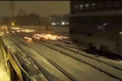 Watch: How Chicago Uses Controlled Fires To Keep Railway Switches Ice-free