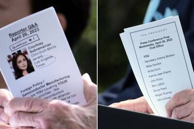Joe Biden Caught with Cheat Sheets Showing He Knew About Reporter's Question in Advance