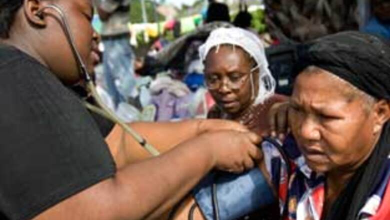 Relief teams helping Haiti's quake survivors
