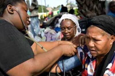 Relief teams helping Haiti's quake survivors
