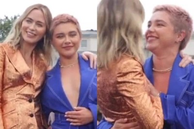 Florence Pugh Saves Emily Blunt From Wardrobe Malfunction At Oppenheimer's Premiere; Netizens React
