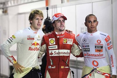 Alonso terms Hamilton, Vettel as main rivals