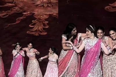Radhika Merchant Grooves With Nita, Isha And Shloka Ambani At Her Sangeet With Anant Ambani; Watch
