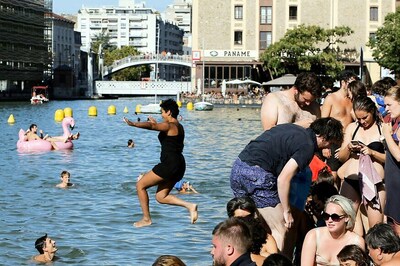Pioneering Paris Canal Swimming Spot Closed Due to Pollution