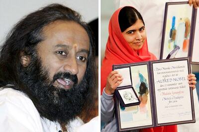 Sri Sri Says He Rejected Nobel Peace Prize, Calls Malala Undeserving