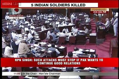 Oppn corners UPA govt over LoC killings in Rajya Sabha, Lok Sabha adjourned