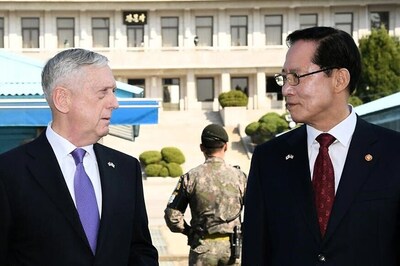 US Defence Secretary Jim Mattis in Seoul, Says US Can't Accept Nuclear North Korea