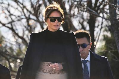 Melania Trump on Secret Trip to Visit Injured Service Members