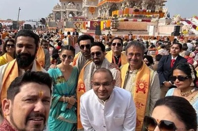 Ranbir Kapoor, Alia Bhatt Join Vicky Kaushal For a Selfie At Ram Mandir Inauguration In Ayodhya | Photo
