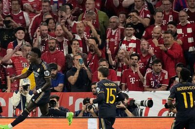 Vinicius Strikes Twice as Real Madrid Hold Bayern Munich to 2-2 Draw in Champions League Semi-final