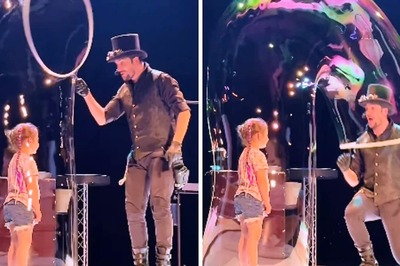 'This Is So Beautiful': Artist’s Bubble Trick Is No Less Than Magic -- Watch