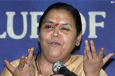Robert Vadra will be in jail if NDA comes to power: Uma Bharti